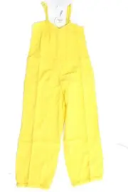 Suzie Kondi Gauze Kids Harem Jumpsuit Ss21-1 Vibrant Yellow Size 4