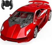 100 CLASSIC Remote Control Car, 1/24 Scale RC Sport Racing Toy Car, Compatible with Lamborghini Sesto Elemento Model Vehicle for Boys Girls Red