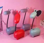 LED Giraffe Desk Lamp Study lights Kids Red Grey USB Rechargeable Home Decor