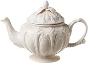 1pc Coffee Pot Whistling Tea Kettle Espresso Mini Water Kettle Vintage Decor Cups Teapots Insulated Coffee Mug Coffee Machine Filter Coffee Kettle Decorative Teapot Ceramics Beige