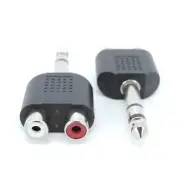 6.35/6.5 mm Male to RCA Female connector converter audio video Adapter RCA RF AV