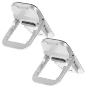 2 Pcs Laptop Stand Airflow Standing Cooling Ergonomic Foldable Computer