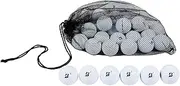 [Clean Green Golf Balls] 12-48 Recycled Used for Bridgestone e6 Golf Ball Mix - Good Condition Graded for Bridgestone Golf Balls - Includes Recycled & Used Golf Balls and Mesh Carrying Bag