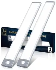 Motion Sensor Closet Light 54 LED Under Cabinet Night Lighting, 2500mAh Recha...