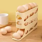 Space Saving Egg Dispenser 4 Layer Refrigerator Egg Storage Box Household