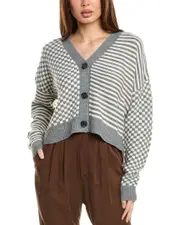 Labiz Dropped-Shoulder Wool-Blend Cardigan