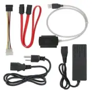 USB 2.0 to SATA PATA IDE 2.5" 3.5" HDD SSD Hard Drive Adapter Transer Cable Kit