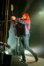 Russell Marsden of Band of Skulls in concert at St Andrews Hall - 2014 Photo 7