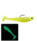 Tungsten Swimbait Heads and Paddle Tail Swimbaits Pack (2 jigs and 8 swimbaits)
