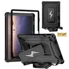For Samsung Galaxy Tab A9 Plus/A9/S6 Lite Heavy Duty Shockproof Case with Strap