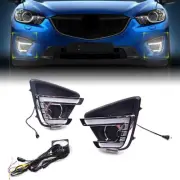 For Mazda CX-5 2012-2016 2013 2014 Car Front Daytime Running Light Fog Turn Lamp (for: Mazda)