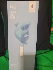 Koji Shark Pop Molds 4 Ice Pop Molds Make Home Made Popsicles New In Box