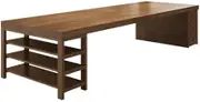 Desk Organizers Living Room Solid Wood Long Tea Table Negotiation Table Home Study Study Table Desk Company Office Desk Multi-Functional Work Table Standing Desk(140 * 70 * 75cm)