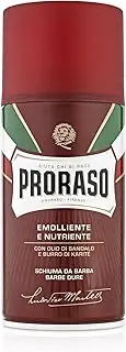 Proraso Shaving Foam Moisturising & Nourishing She Butter For Tougher Stubble, 300 ml (8004395001897)