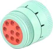 1/2 Sets 9 Pin HD10 ROHS Environmental Protection Connector Plug Non Threaded Rear Ln Line HD10-9-1939P-P080 HD16-9-1939 J1939 (Color : 9p female, Size : 1 SET_9P)