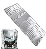 Stove Splatter Guard, Screens Backsplash Stove Oil Splatter Guard, Oil Insulation Board, Efficient Cooking Splatter for Kitchen, Camping, Frying Pan