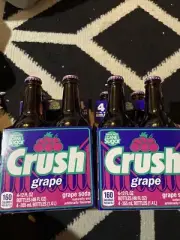 crush grape soda 8 Bottles