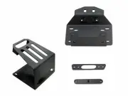 SuperATV Winch Mount for Polaris RZR XP Turbo S - Use w/ NO Bumper