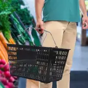 Shopping Basket Portable Grocery Basket Retail Basket