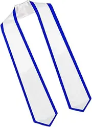 [Generic] Graduation Stole Satin Sash - Colorful Student Graduation Stole Plain Graduate Stole,72-Inch Long Unisex Plain Graduation Stole Adult Plain Stole for Women Men