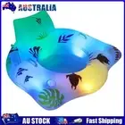 Light-Up Inflatable Pool Float White Floating Pool Chair Pool Raft for Adults AU