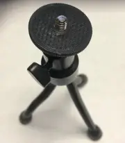 CAMCORDER TRIPOD TABLE TOP PAN TILT ONMI BALL HEAD 1/4"-20+GOPRO MOUNT ADAPTER