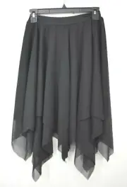 Body Wrappers Adults Elastic Waistband Double Layer Pull On Chiffon Skirt S-M