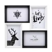 Combined Picture Frame Collage Frame Room Decoration Square 11.71X11.71Inch 1Pack Assorted Color 29.8X29.8cm