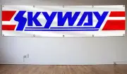 Skyway Banner 2x8ft Flag Recreation Bikes Wheels Rims Bicycle Component Garage