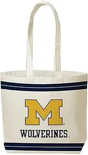 Desert Cactus University of Michigan Tote Bag Tigers War Eagle Canvas Material (Daily Grind Tote), Beige
