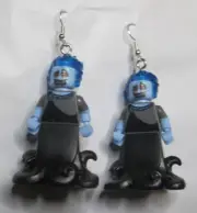 LEGO Minifigure Loop Earrings - Hades - (2 Pieces)