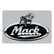 3x Tin Sign Mack Trucks Motor Sales-parts 20x30cm Metal Rustic Vintage