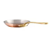 Mauviel M'Heritage M'200 B Copper Frying Pan With Brass Handle, 11.8-In