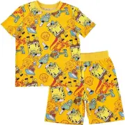 SpongeBob SquarePants Boy's T-Shirt and Shorts Bundle