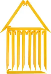 12 Inch Plastic Tent Stakes 12 Pcs Heavy Duty And Durable Tent Pegs Spike Hook F