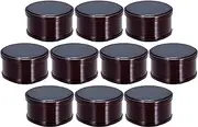 Set of 10, 3.6 inch (3.6 cm) Rice Cooker, Black Painted in Tamanai