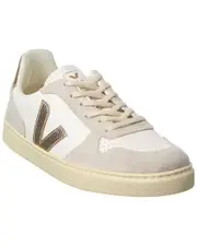 VEJA Small V-10 Laces Chromefree Leather Sneaker
