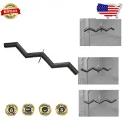 Durable Steel Curl Bar Attachment for Bicep and Tricep Workouts - Gym Essential