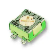 TRIMMER, POTENTIOMETER, 100K, 1TURN, SMD, Trimming Resistors, TS53YL104MR10