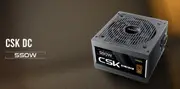 Antec CSK550DC 80+ Bronze 115V, Continuous Power, DC to DC, Flat Cables, 5Yrs Warranty. CircuitShield Protections, Thermal,Reliable Value Power Supply