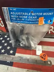 Carl Goldberg No. 447 ADJUSTABLE MOTOR MOUNT W/NOSE GEAR for: .25-.50 / 2 Stroke