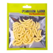 Premium Silicone Artificial Bait 50PCS Fishing Lure for Carp and Bream Fish