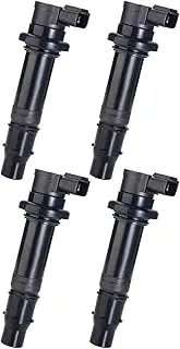 4Pcs Ignition Coil F6T558 F6T560 Compatible For Yamaha YZF R1 R6 R6S VMX V Max 2002-2017 FZ1 FZ8 RS SR Nytro 5VY-82310-00-00 5VY823100000