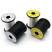 UNI NYLON THREAD - Fly Tying & Jig 70 or 210 Denier - Black White Spools NEW!