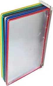 Angoily Hanging Document Rack Wall Mounted File Organizer Display Folder for Office Use Space Saving Document Holder and Flexible Design