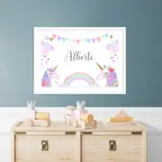 [Namly Design] Poster - Unicorn / Personalised