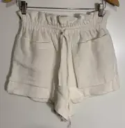 Ladies Size 10 Shona Joy Brigitte Paperbag shorts, linen blend NWT