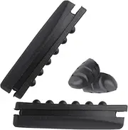 [LenzReborn] Replacement Earsocks Nosepieces Rubber Kits for Maui Jim Ho'okipa MJ407 Sunglass - Black, Black, One size