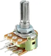 uxcell® WH148 10K Ohm Variable Resistors Dual Turn Rotary Carbon Film Taper Potentiometer 6 Pin