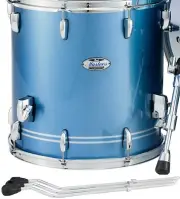 Pearl Masters Maple Complete 18x16" Chrome Contrail Floor Tom Drum | Auth Dealer